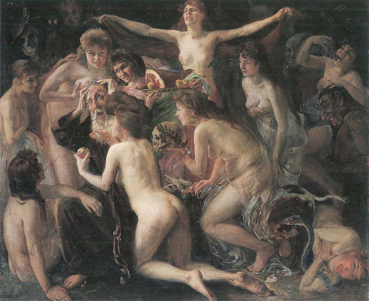 Lovis Corinth Die Versuchung des hl. Antonius